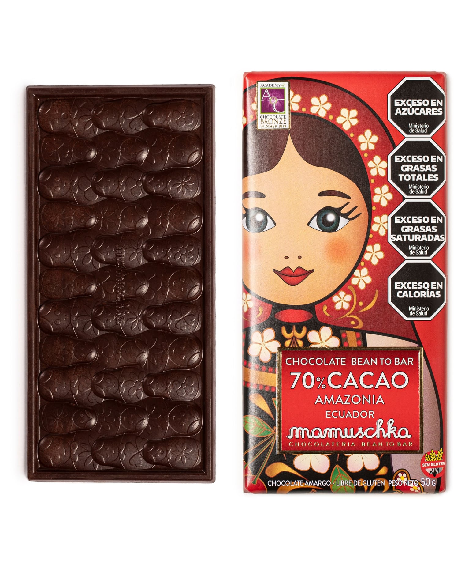 Tableta Puro Chocolate Amargo 70% Cacao