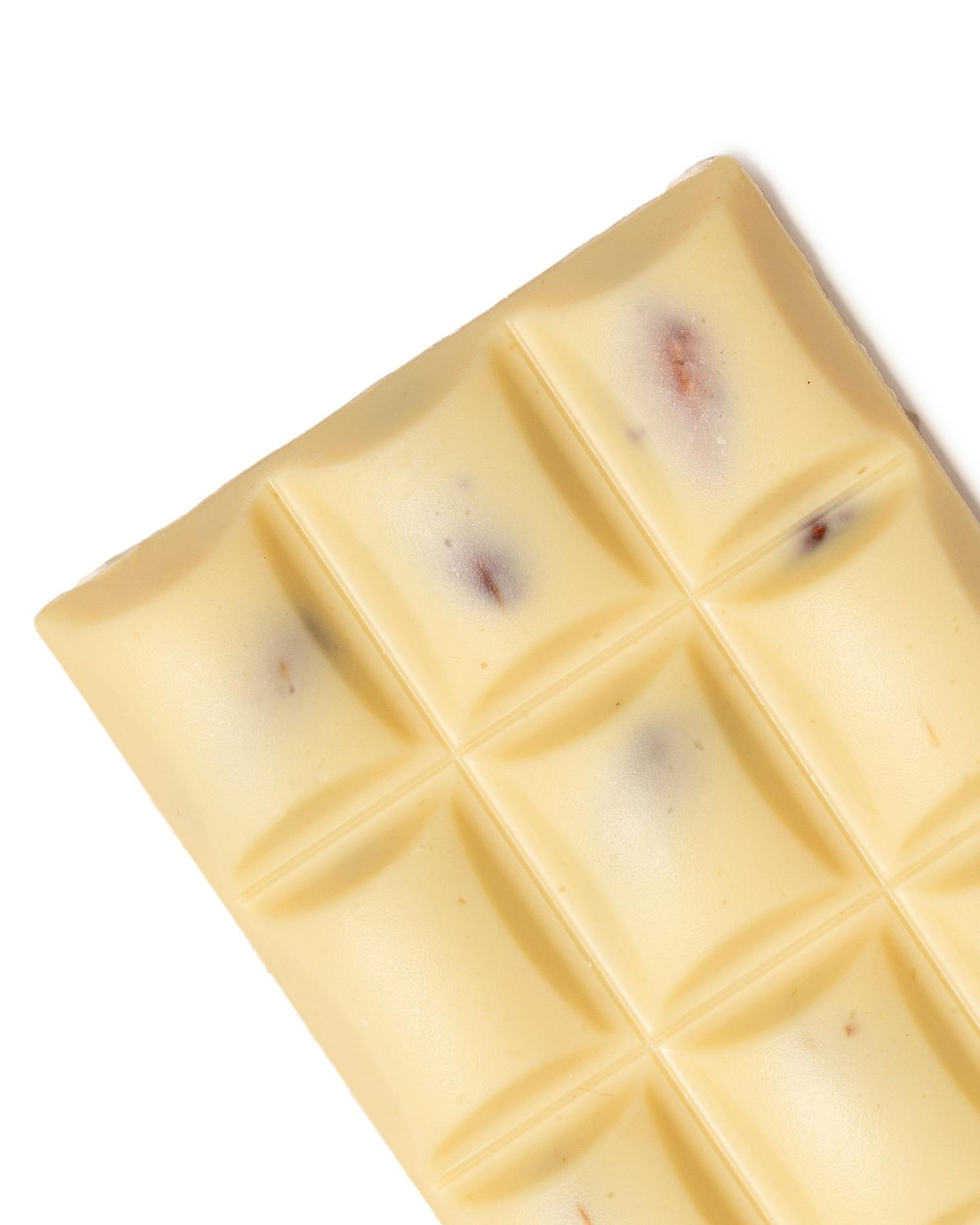 Tableta de Chocolate Blanco con Almendras Enteras y Tostadas