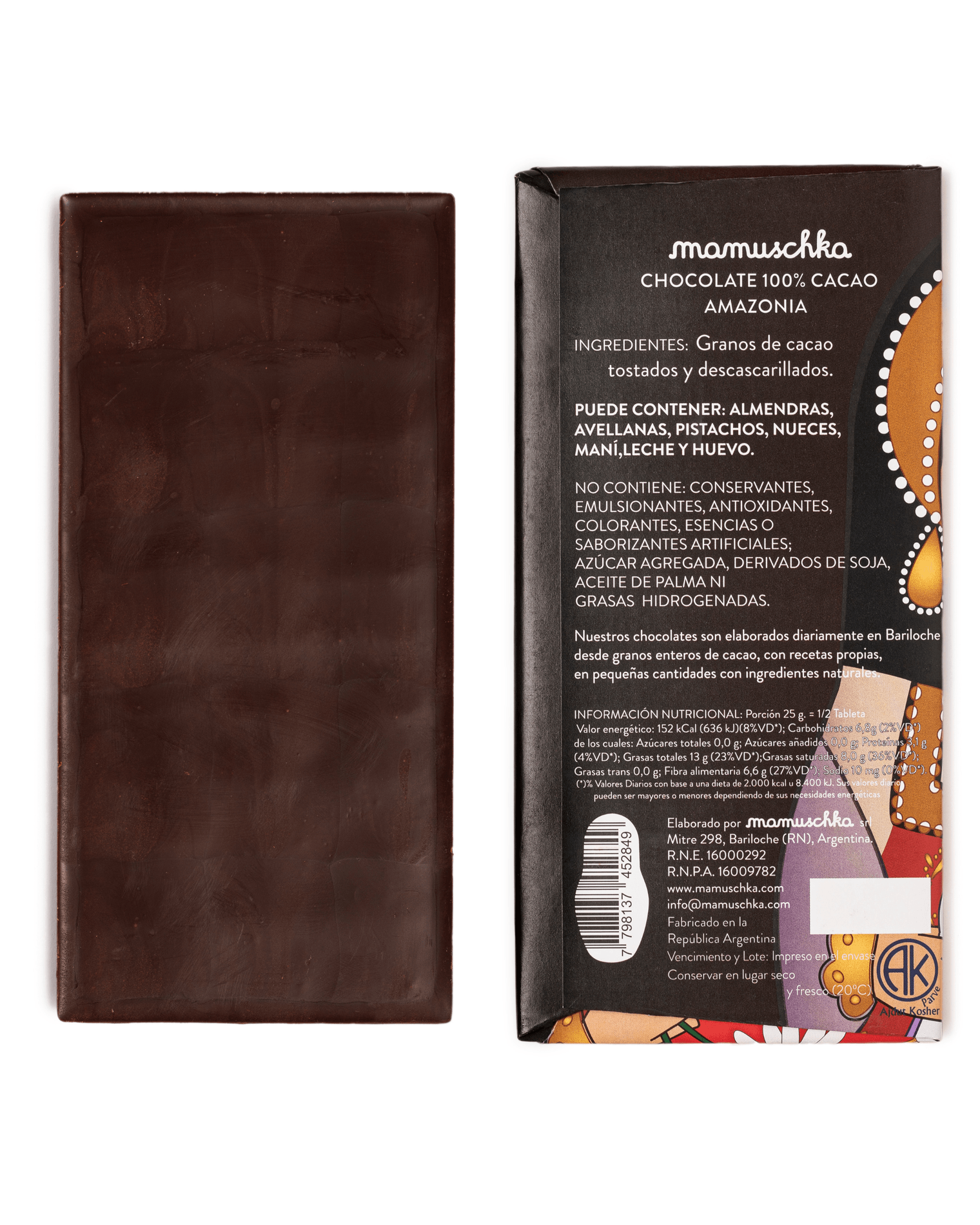 Tableta 100% Cacao Amazonia