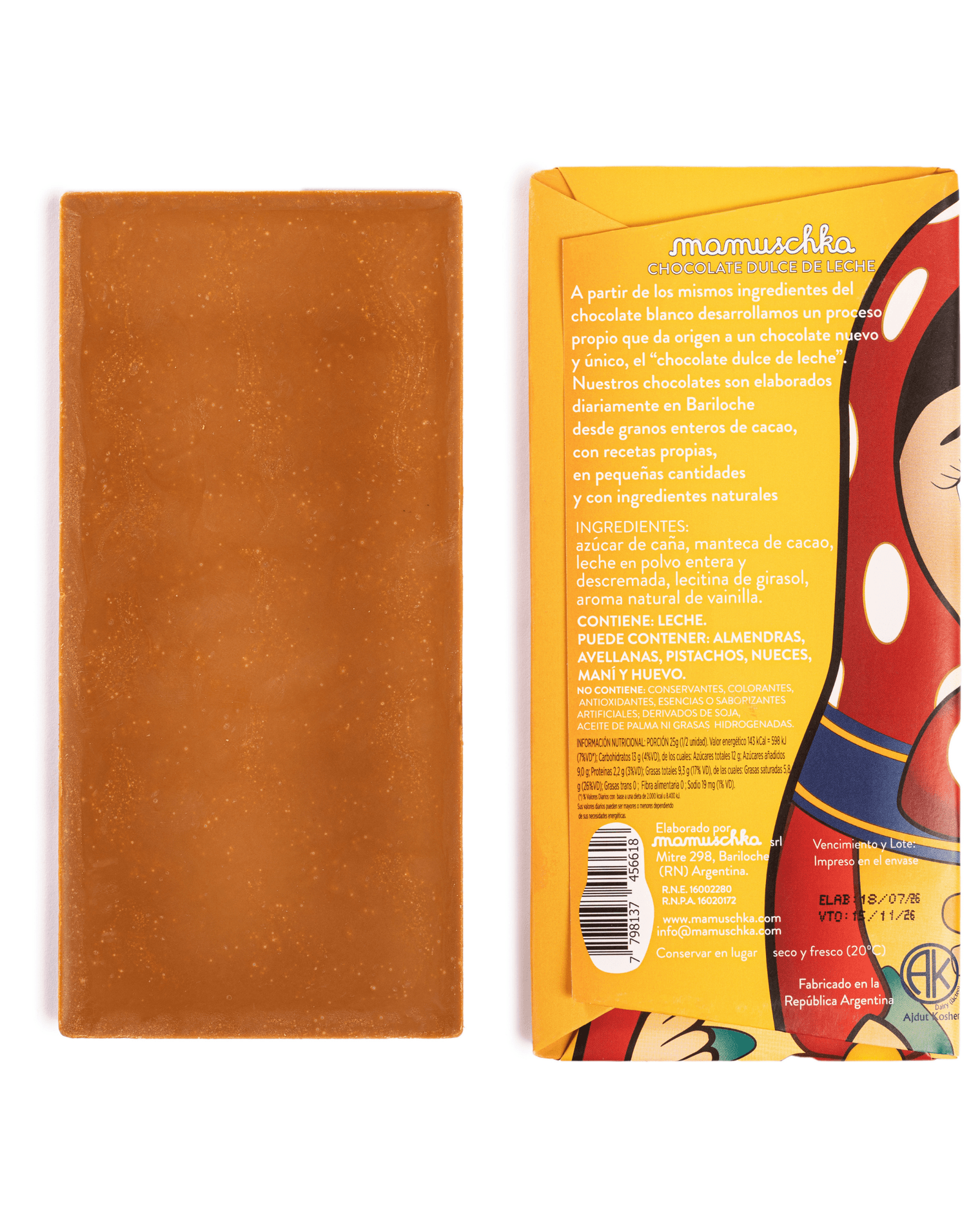 Tableta Chocolate Dulce de Leche