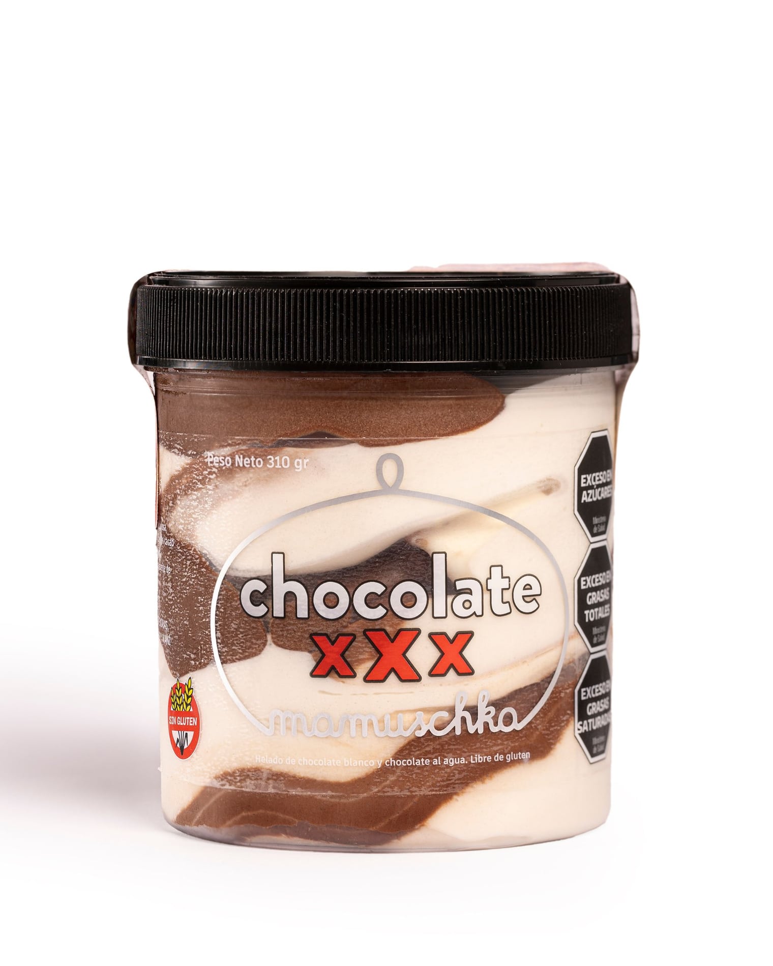 Helado en pote Chocolate XXX