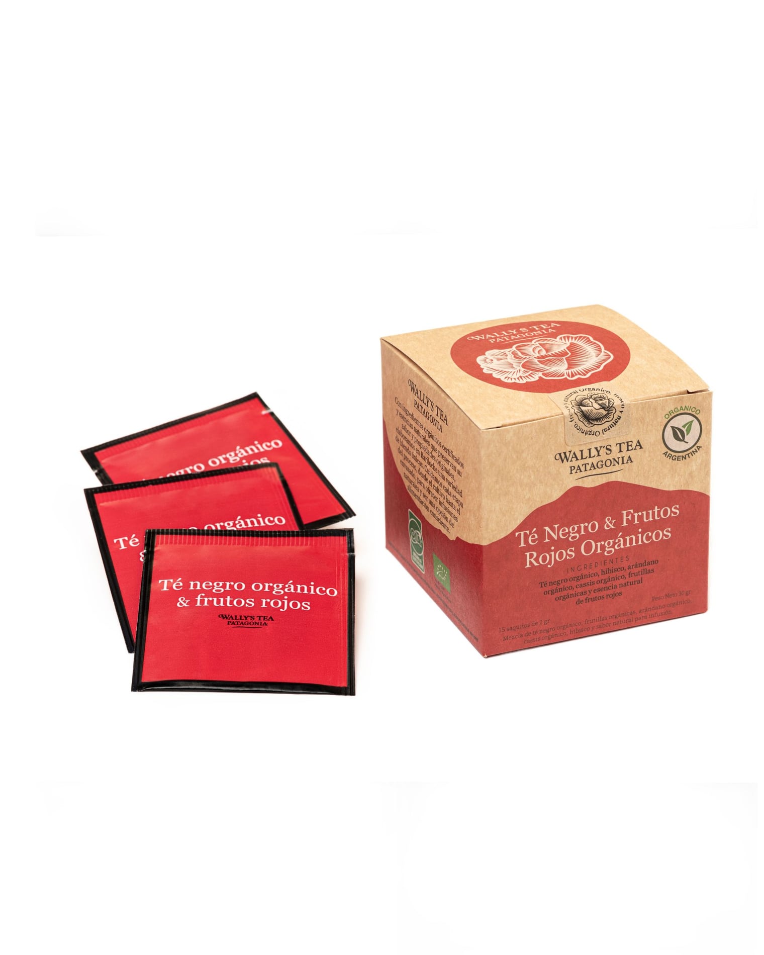 Té Negro Orgánico y Frutos Rojos - Wally's Tea Patagonia