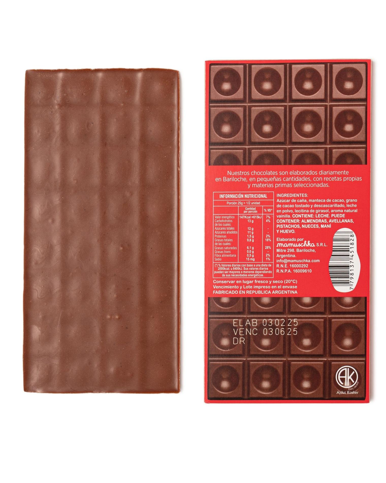 Tableta Puro Chocolate con Leche