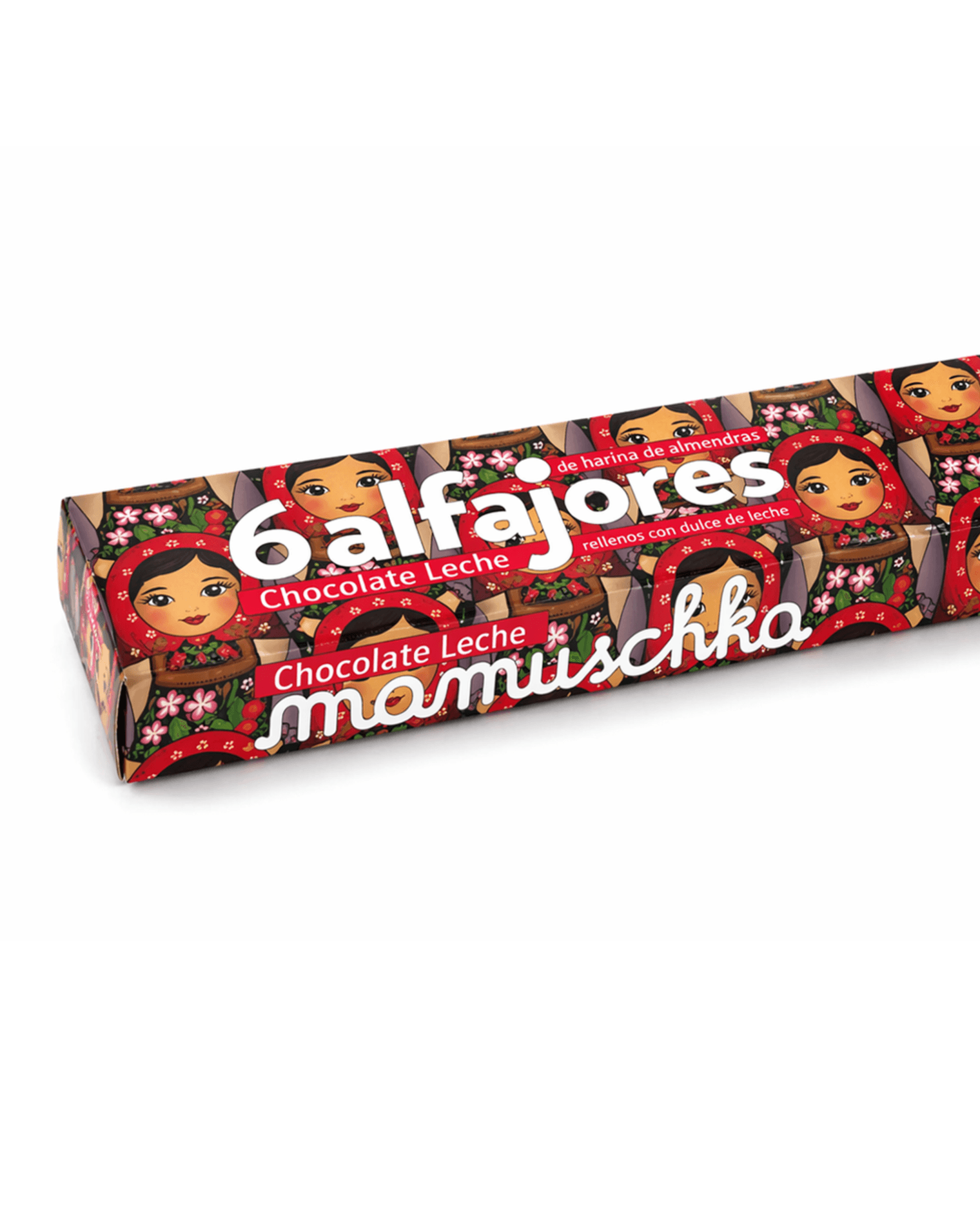 Caja 6 Alfajores de chocolate con leche 