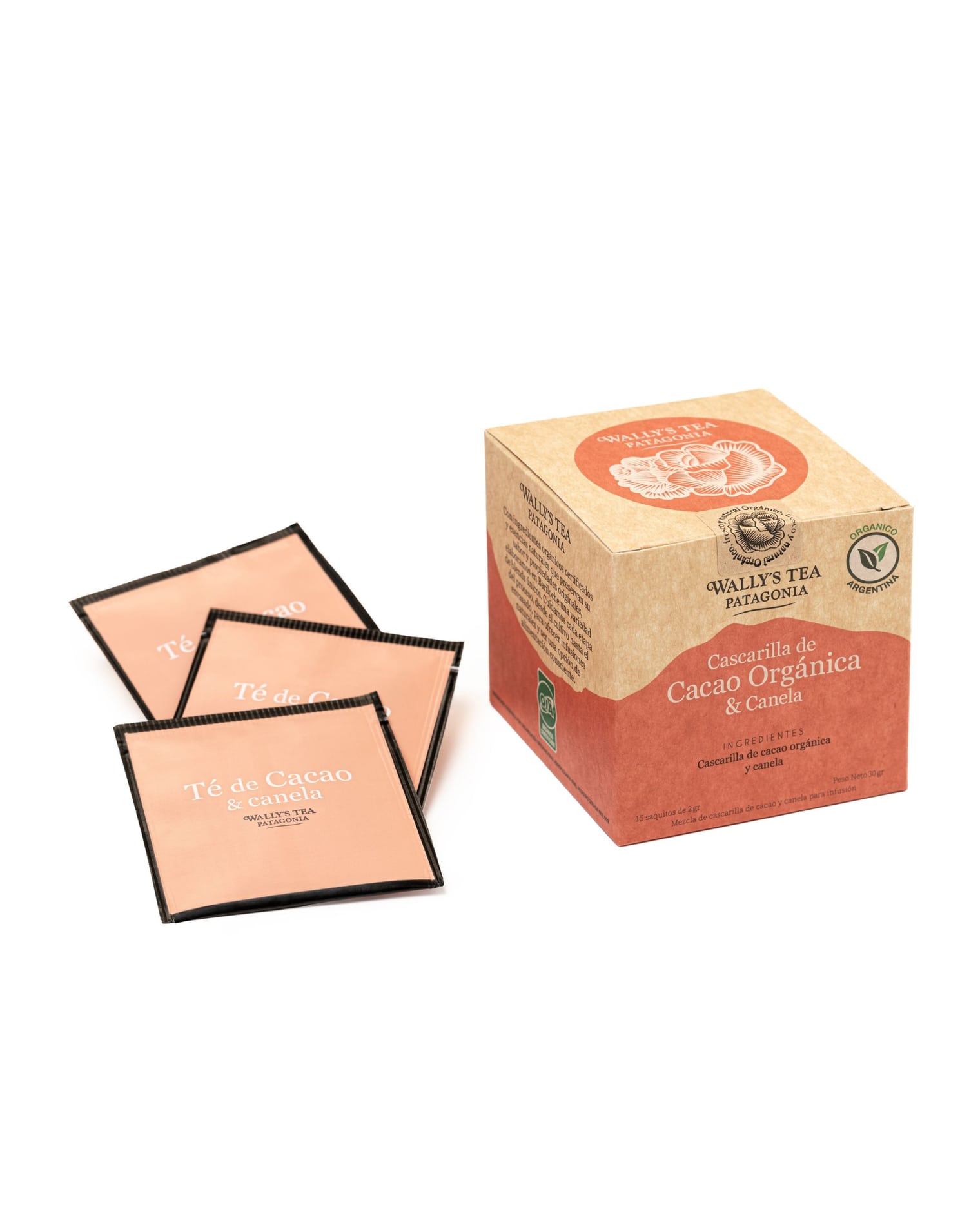 Infusión de Cascarilla de Cacao Orgánica y Canela - Wally's Tea Patagonia