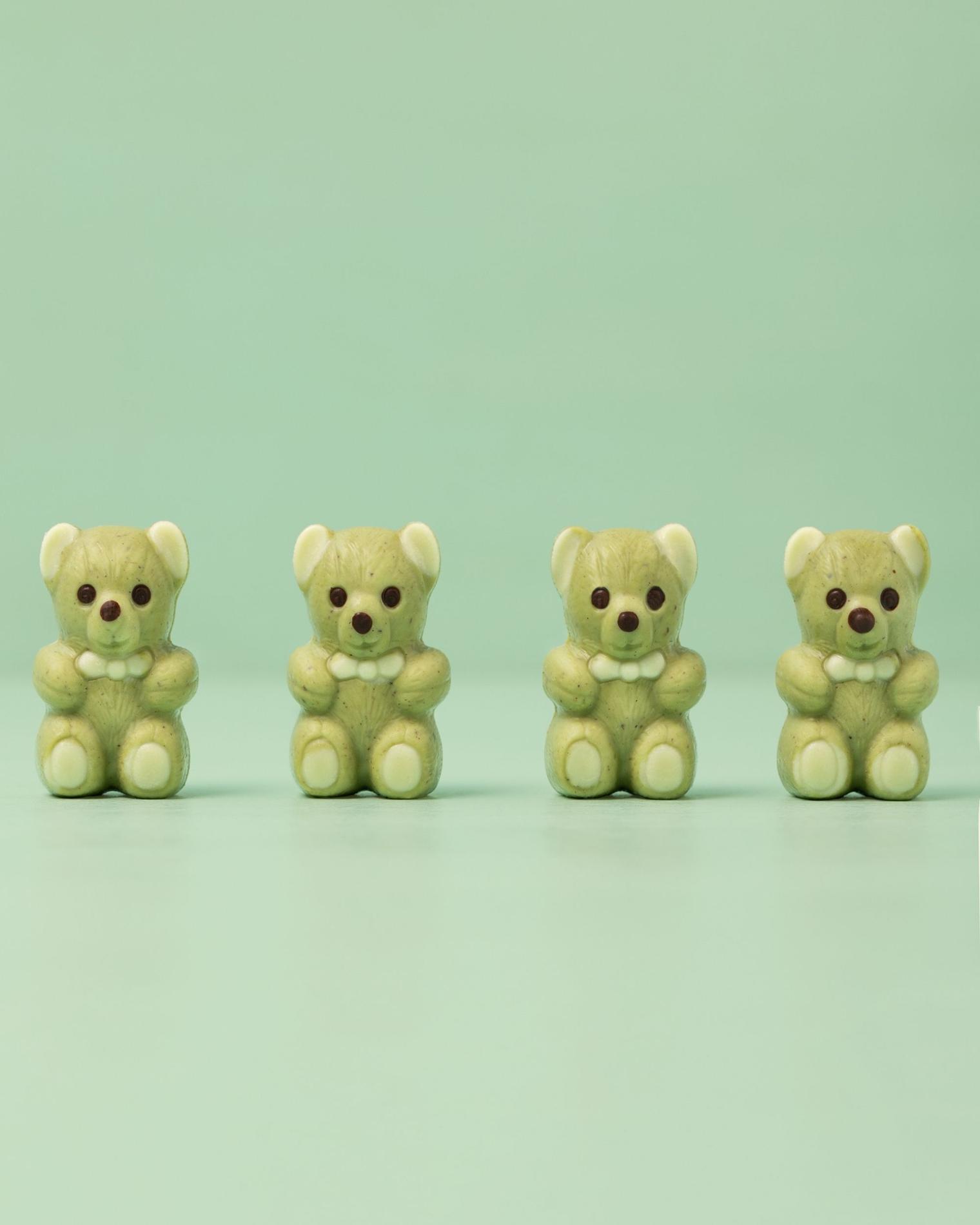 Caja de 6 ositos dulce de leche, frambuesa y pistacho