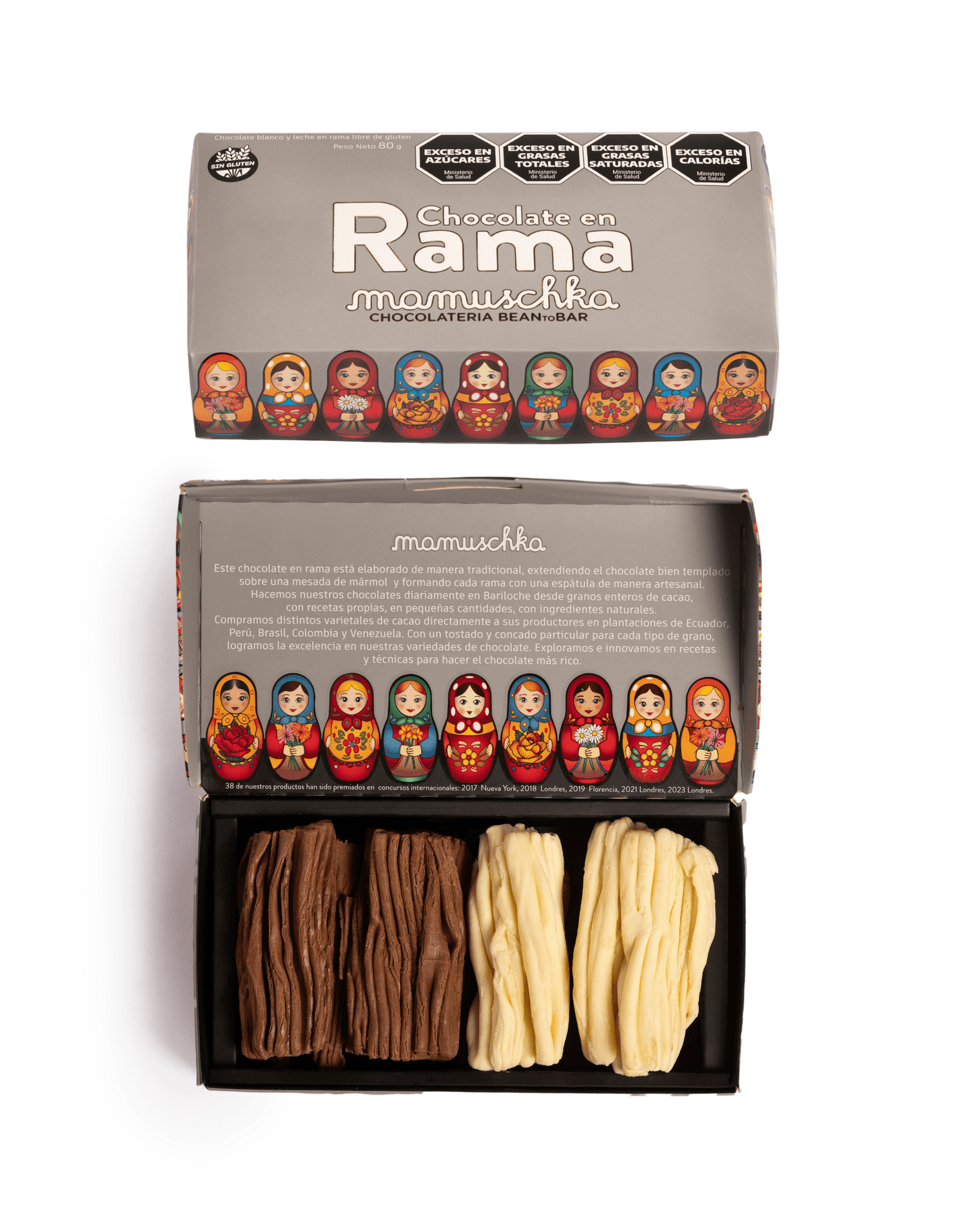 Caja Chocolate en Rama 80gr