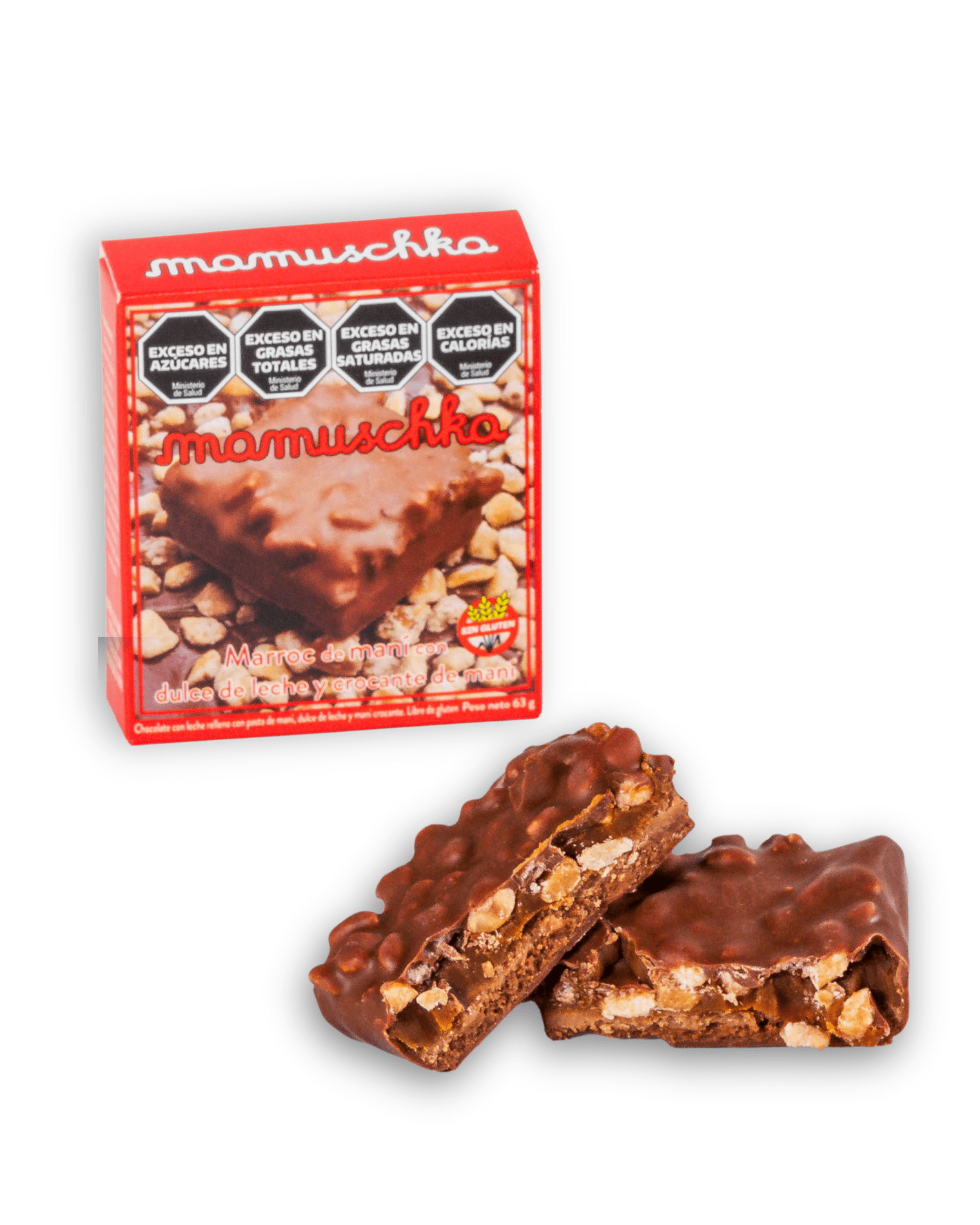 Marroc con Dulce de Leche y Crocante en cajita