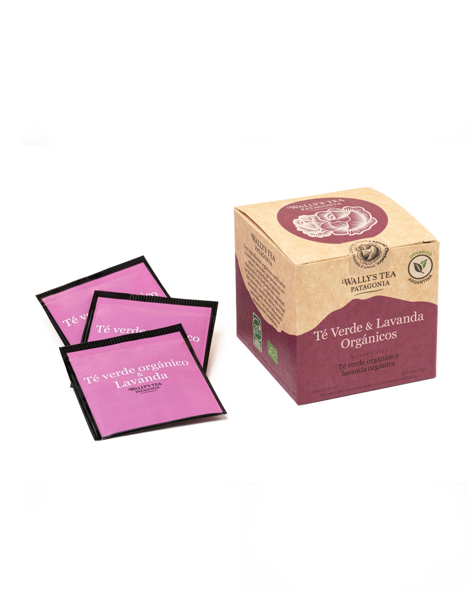 Té Verde Orgánico y Lavanda - Wally's Tea Patagonia