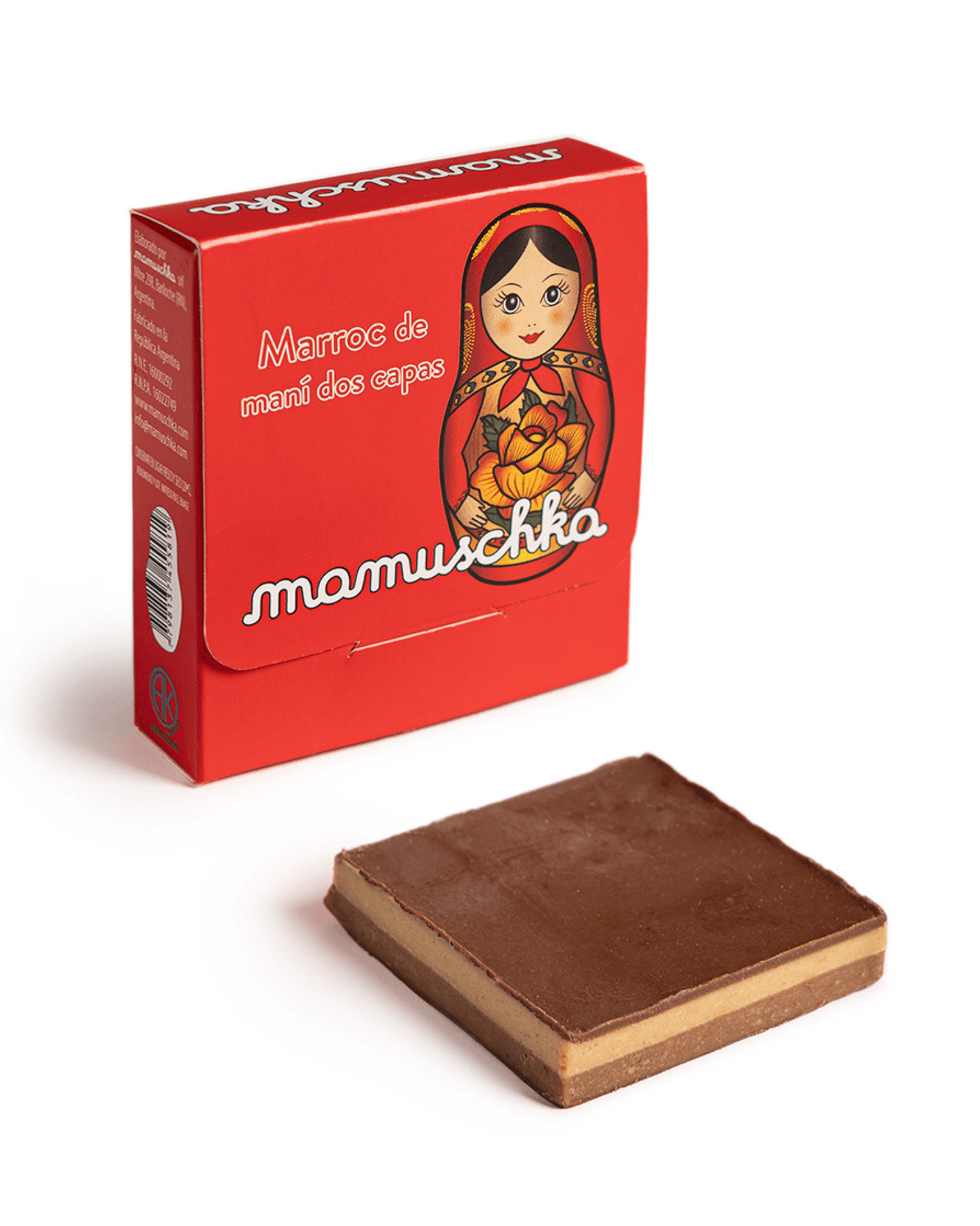 Marroc de Maní de dos capas en cajita