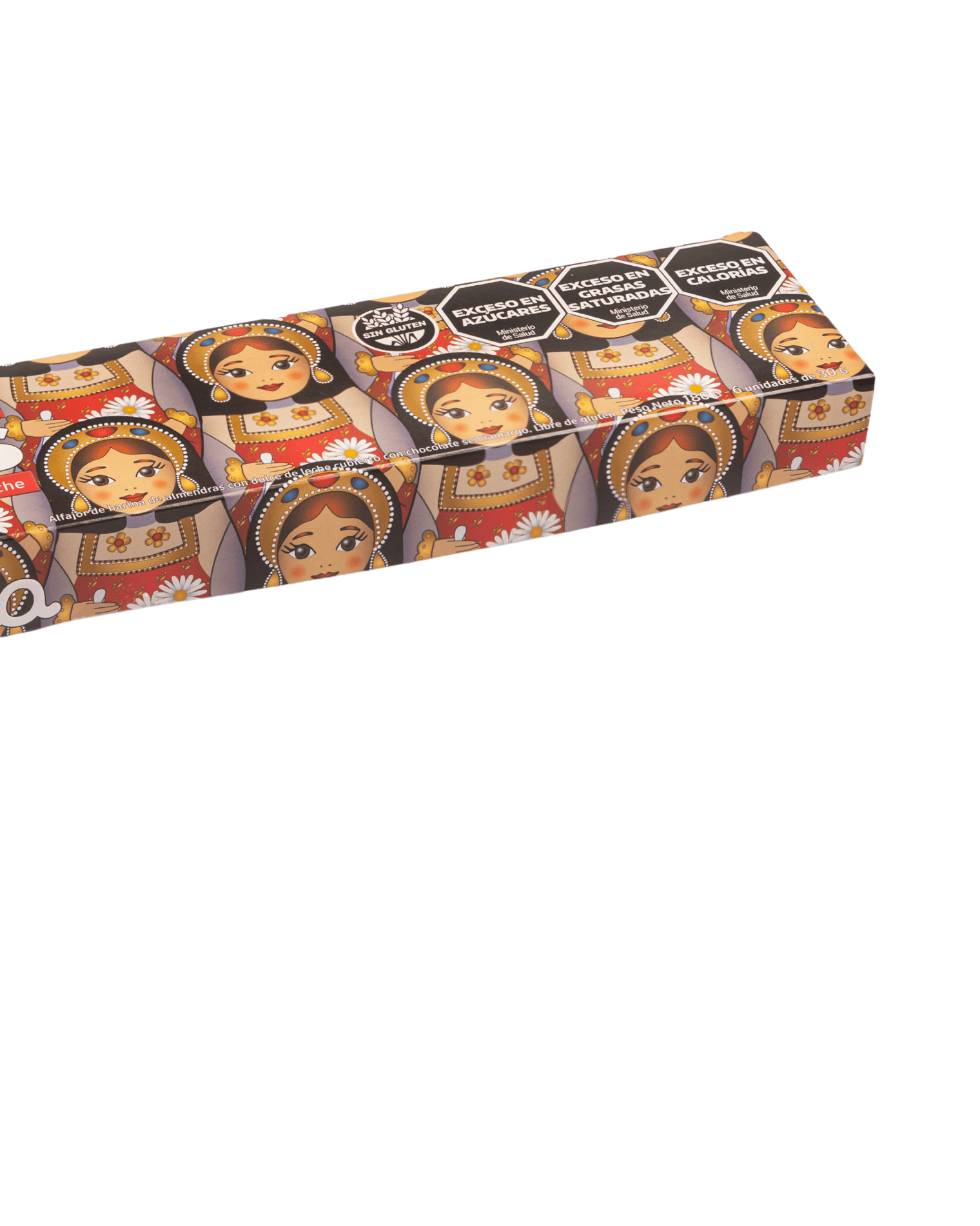 Caja 6 Alfajores de chocolate 63% cacao