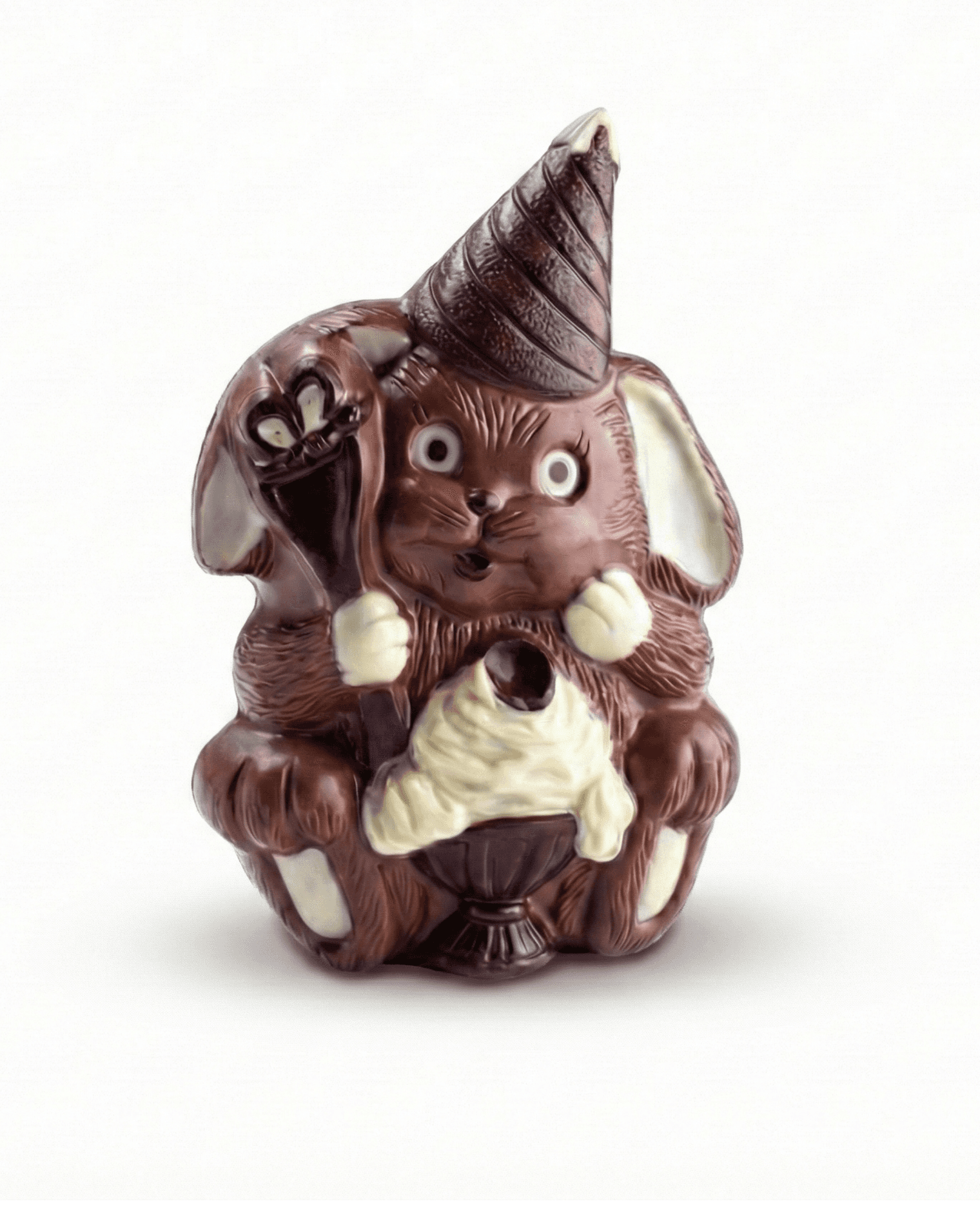 Perro con Helado Chocolate con Leche